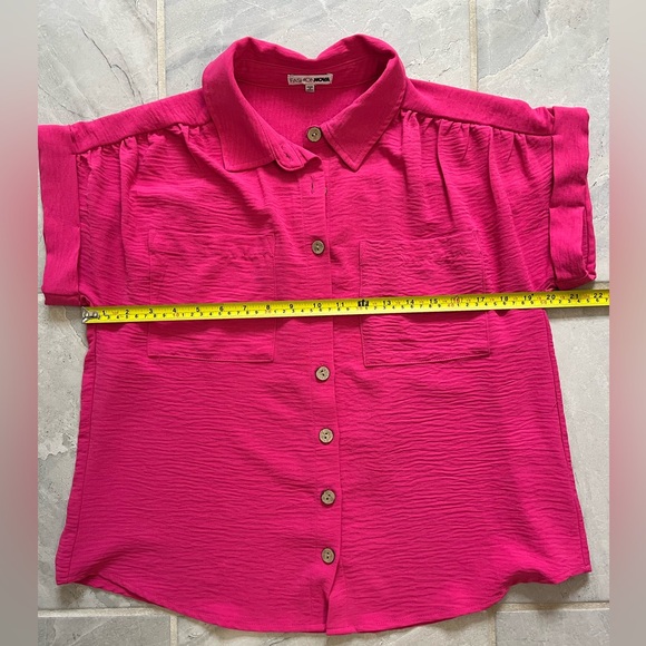 Pink Oversized blouse from Fashion Nova in medium. - Picture 13 of 15